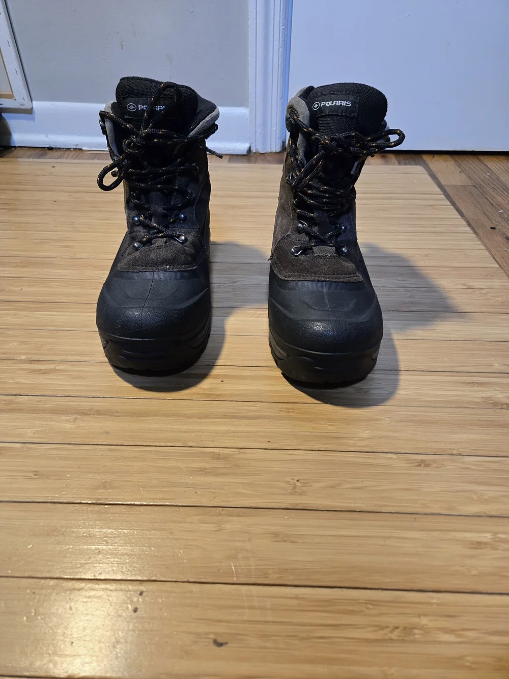 Polaris Thermolite Men's Black and Brown Insulated Winter Boots